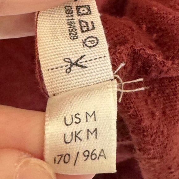 Free People FP BEACH Beat The Heat Tunic Dress Womens Red Cowboy Natural Medium - Picture 6 of 15